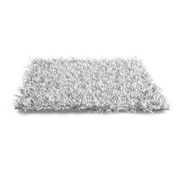 Gekleurd kunstgras 25mm Zilver