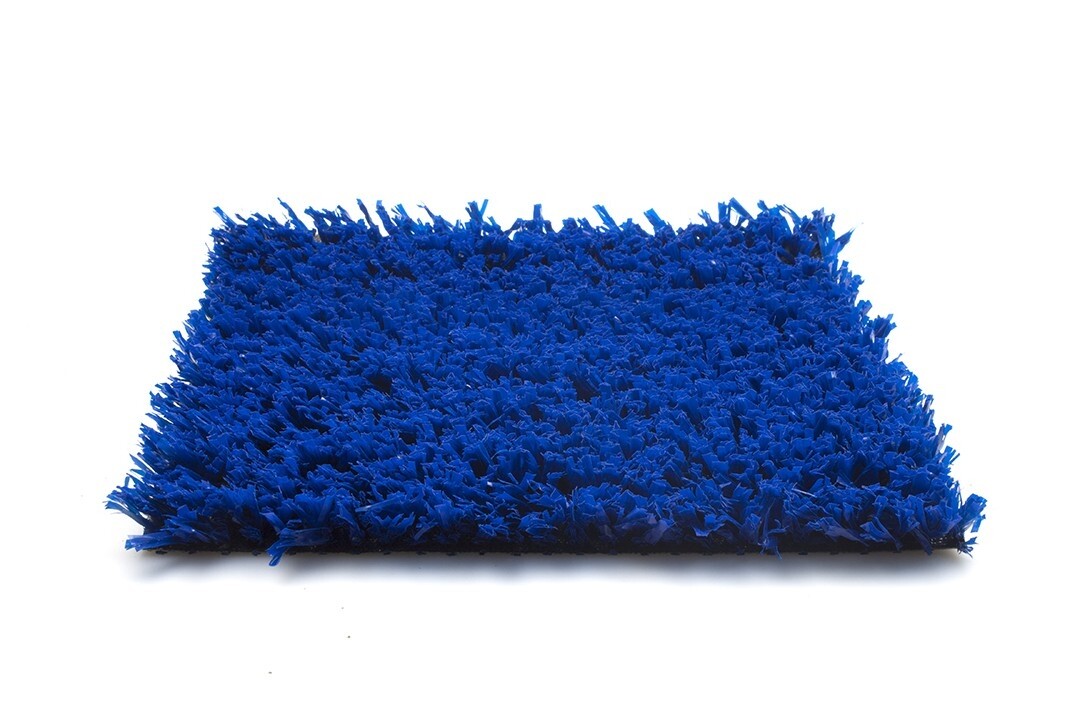 Kunstgras Playgrass - Speelvelden - 10 Kleuren - 24 mm Poolhoogte - Blauw product afbeelding