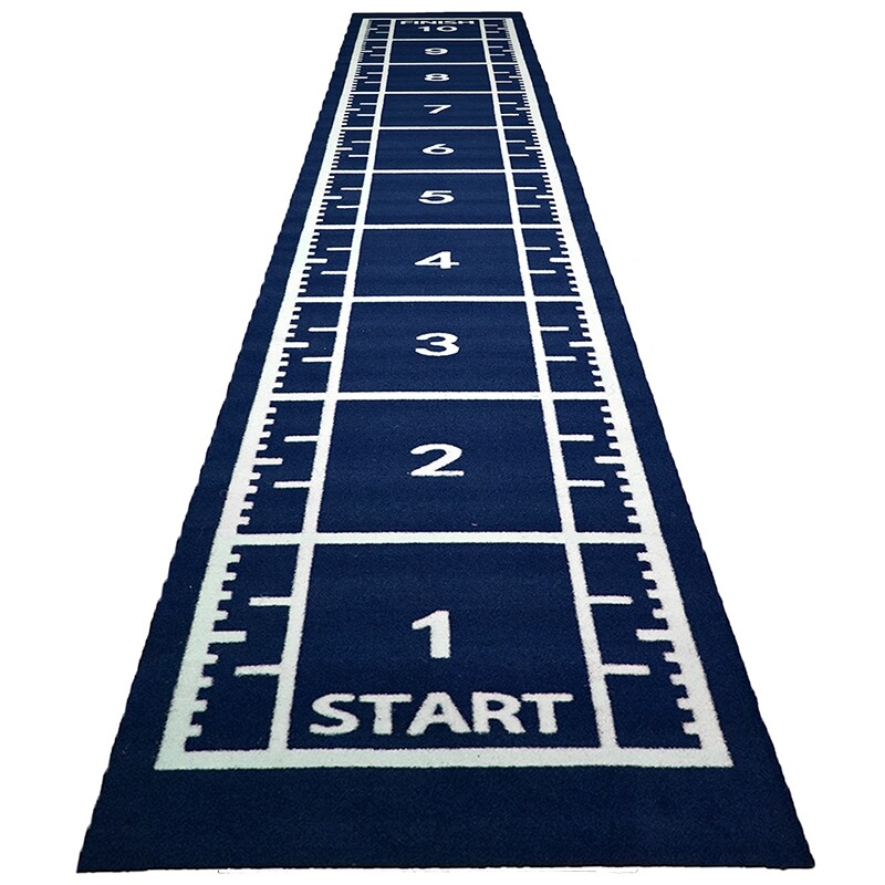 Kunstgras Sprinttrack - 200 x 1040 cm - Blauw product afbeelding