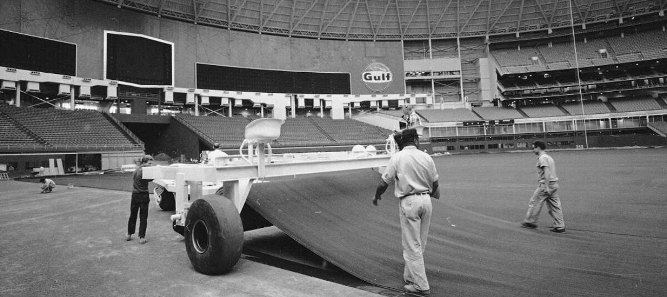 Astrodome-stadion in Houston, Texas, in 1966