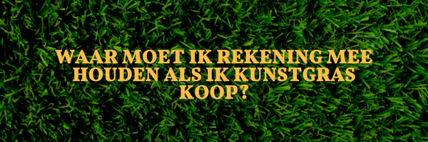 Soorten kunstgras