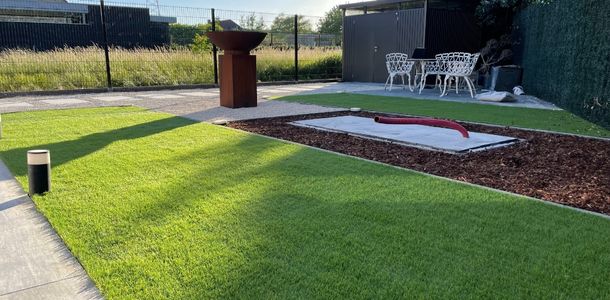 kunstgras voor in de tuin