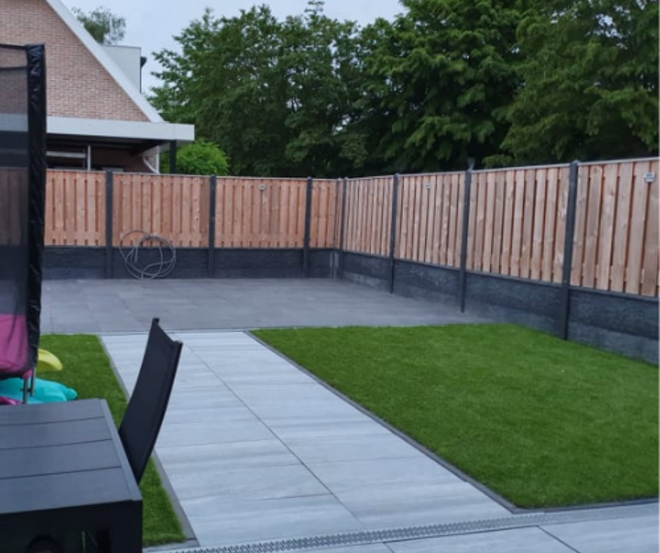 Kunstgras tuin