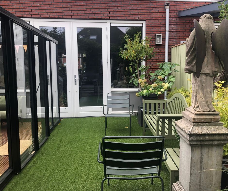 Kunstgras en droogte