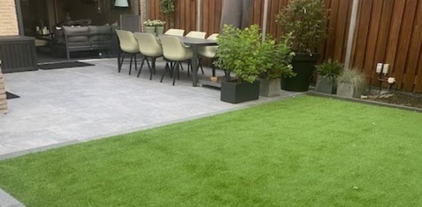 Kunstgras tuin