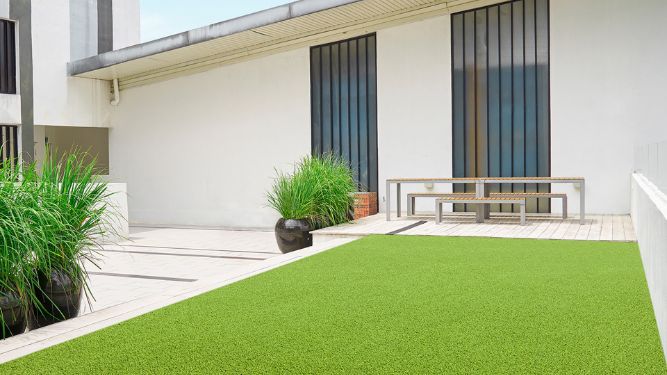 kunstgras terras